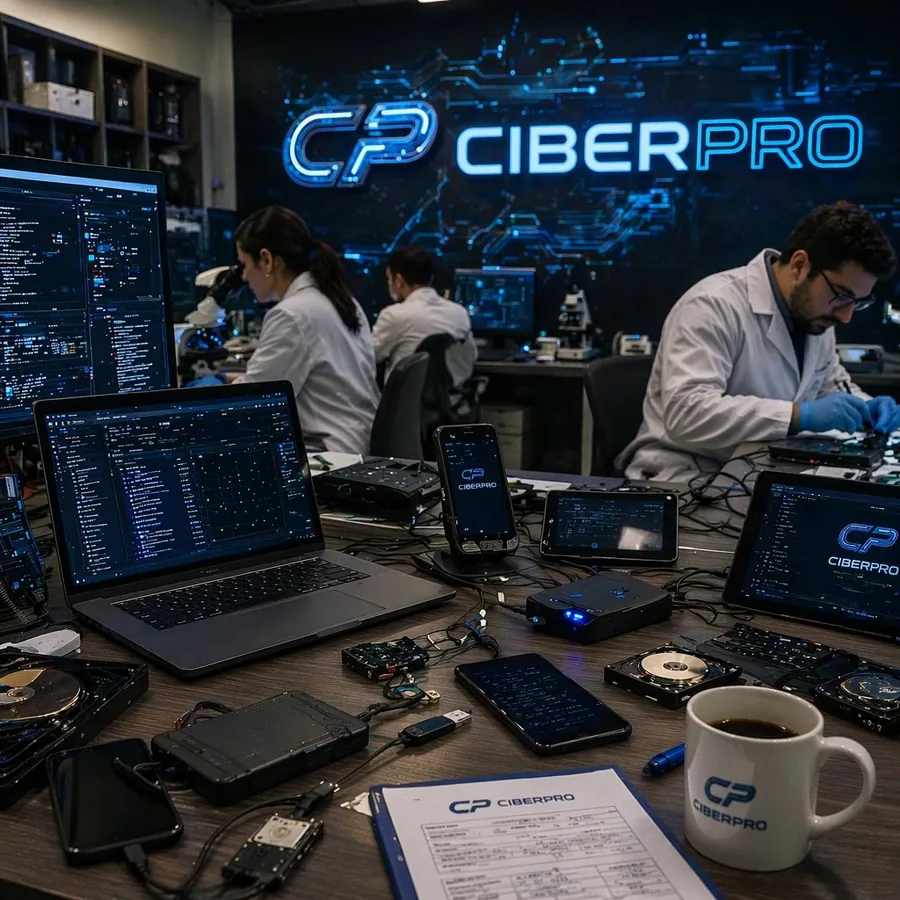 Laboratorio de evidencia digital de CIBERPRO: técnicos en adquisición y extracción forense
