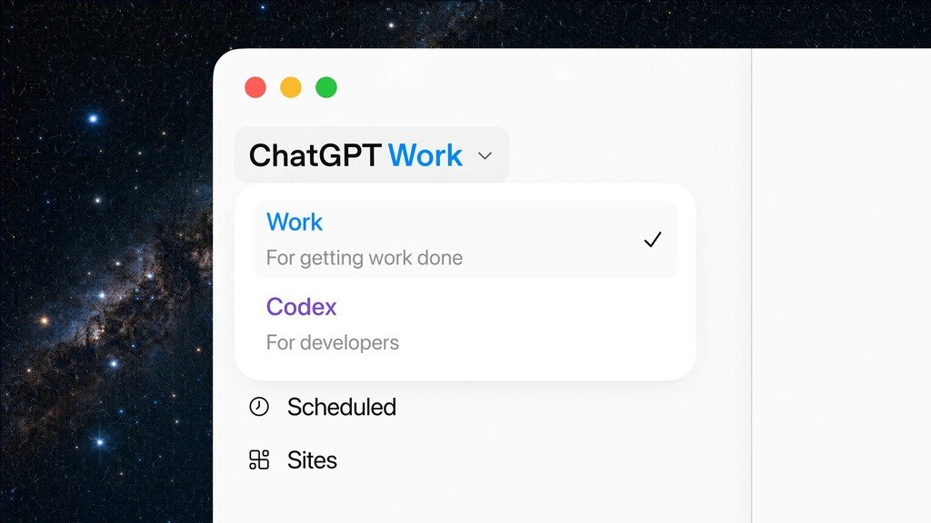 OpenAI reorganiza sus productos de IA con cambios en ChatGPT, Atlas y Codex