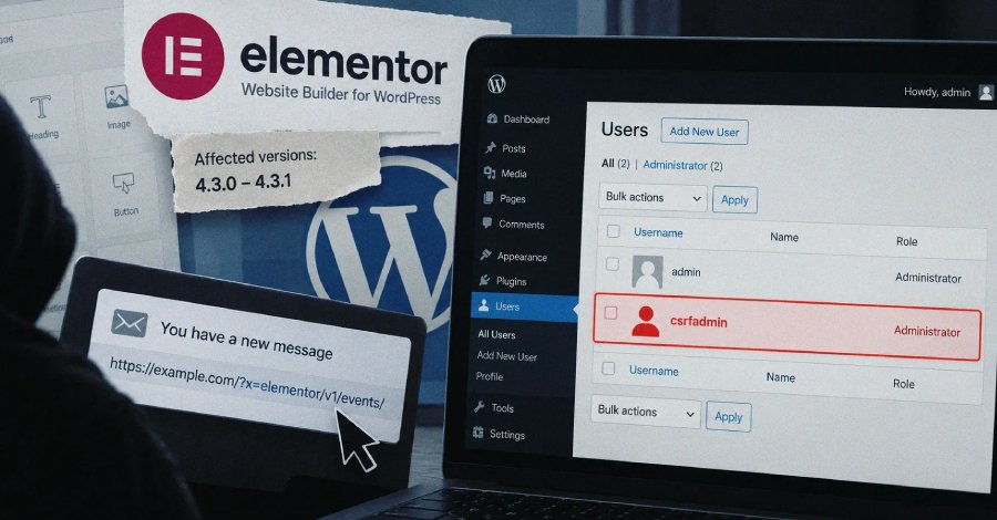 Vulnerabilidad en Elementor permite a atacantes tomar control de sitios de WordPress