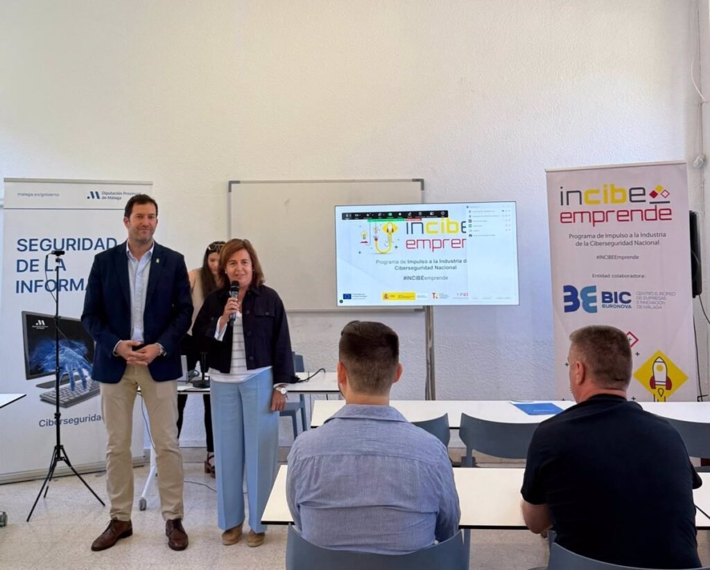 Más de 60 pymes de la provincia de Málaga participan en las jornadas sobre ciberseguridad de Diputación y BIC Euronova