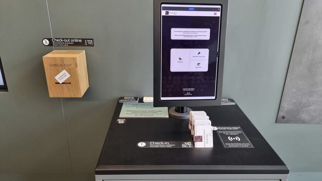 Máquina para hacer Check-in en un hotel en Liechtenstein