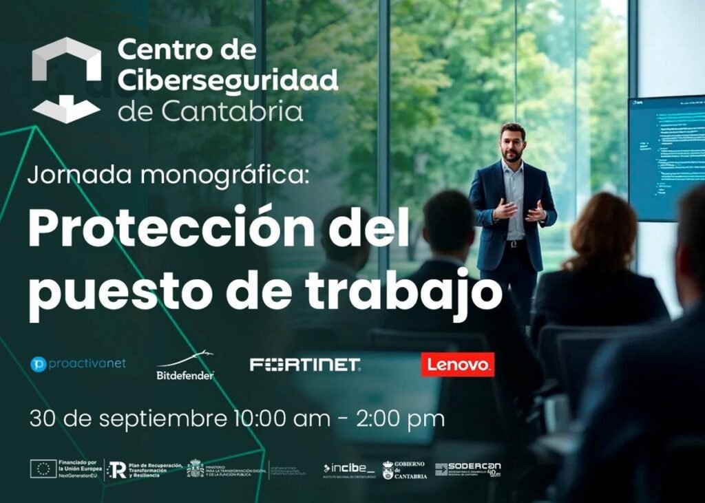 El Centro de Ciberseguridad organiza una jornada sobre protección del puesto de trabajo para empresas y autónomos
