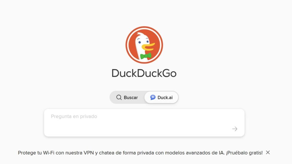 Configurar la IA en el buscador de DuckDuckGo