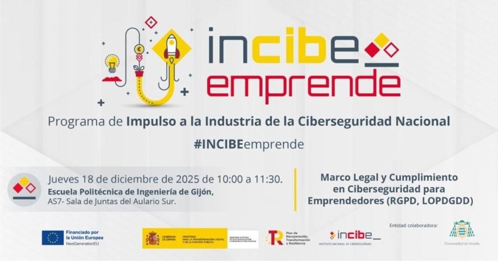 Universidad de Oviedo e Incibe analizan el marco legal y el cumplimiento normativo en ciberseguridad en startups