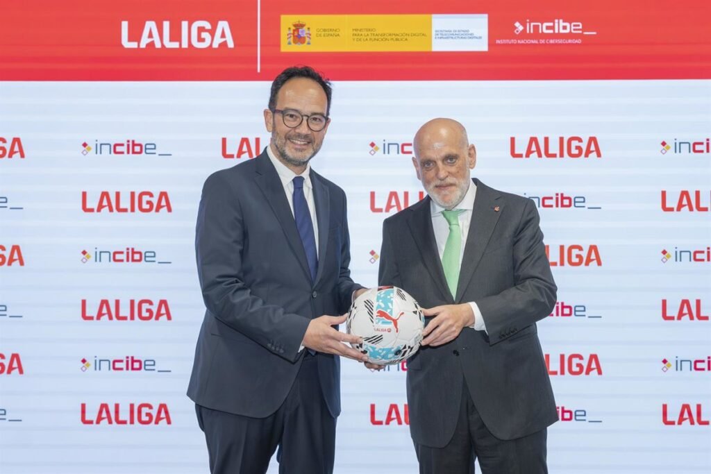 LaLiga y el Gobierno firman un acuerdo para impulsar la ciberseguridad y la lucha contra el odio online