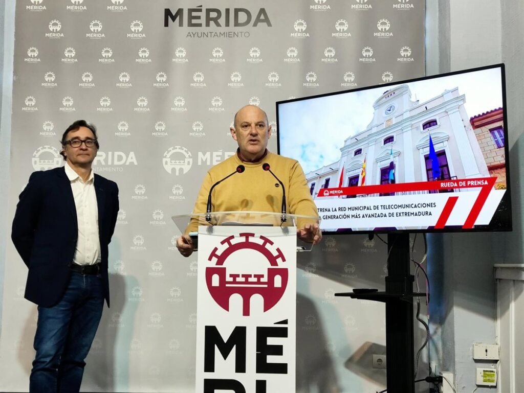 El Ayuntamiento de Mérida estrena red de telecomunicaciones con más velocidad y mejor respuesta ante los ciberataques