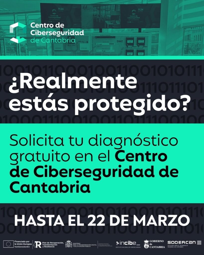 Empresas y autónomos tienen hasta el día 22 para solicitar los diagnósticos gratuitos de ciberseguridad
