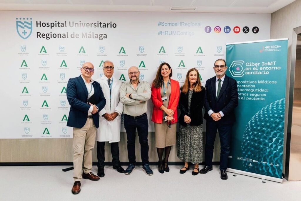 El Hospital Regional de Málaga, primera sede de la gira sobre ciberseguridad en dispositivos médicos
