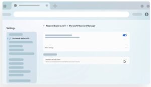 Microsoft Edge sustituye la contraseña maestra de su gestor por la autenticación basada en el dispositivo